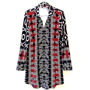 Isle by Melis Kozan Long Sleeve Mini Dress – Size Large – Poly Spandex Blend